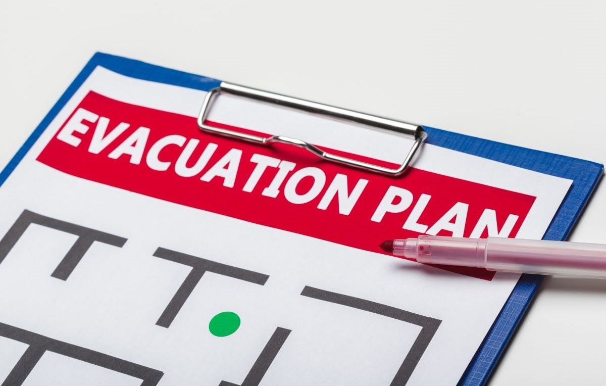 Image of an Evacuation Plan 